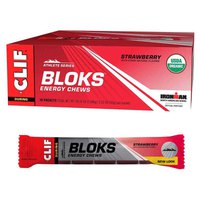 Clif 60g Mountain Cherry Bloks Energy Chews 18 Units