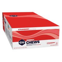 GU Mastega L´energia Energy Chews Strawberry 12 12 Unitats
