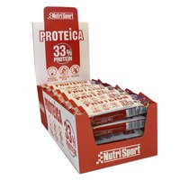 Nutrisport Caja Barritas Proteicas 33% Proteína 44gr Chocolate Blanco&Bayas 24 Unidades
