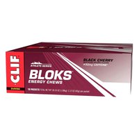 Clif 60g Black Cherry Energetic Gummies Box 18 Einheiten